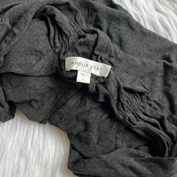 AMOUR VERT Agnes Dream Knit Top, L - Picture 2 of 4